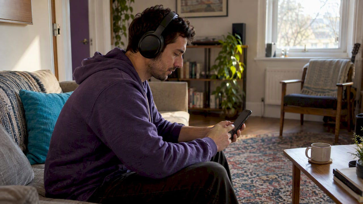 Listener transitioning between emotional playlists