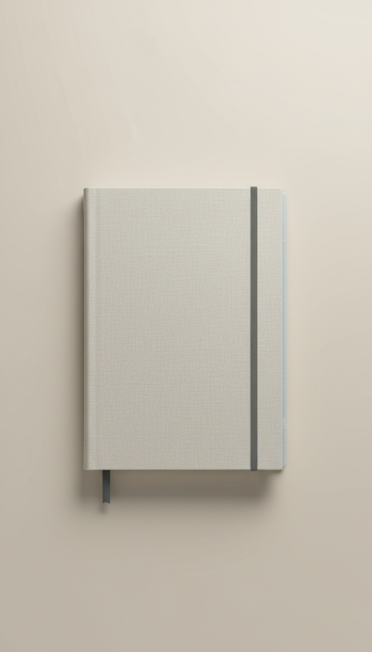 Linen-Bound Reflection Journal